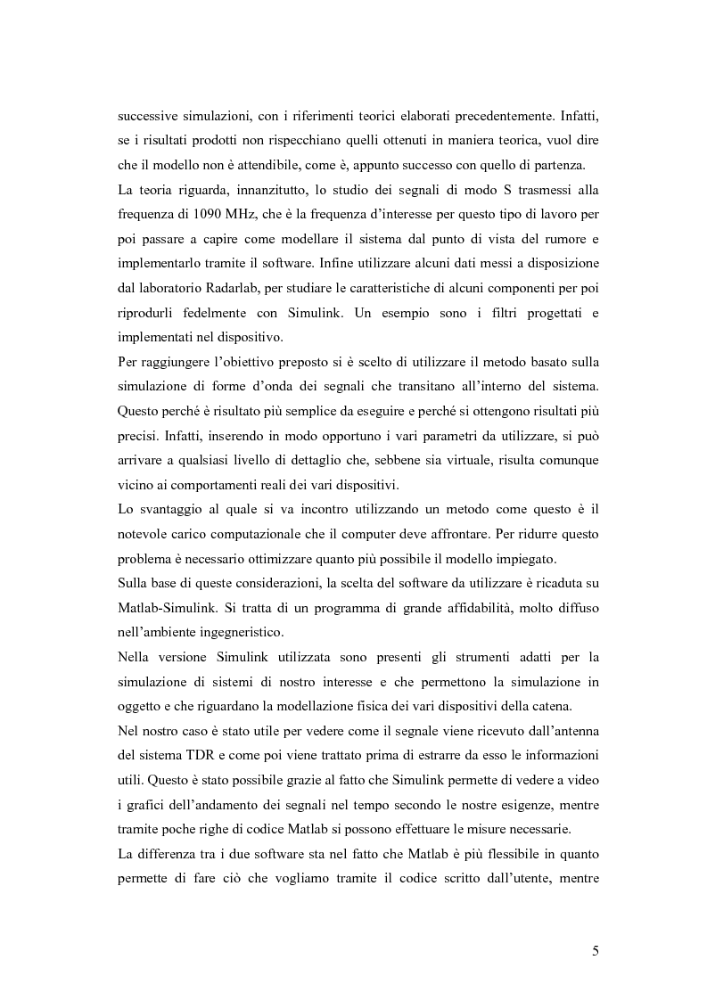 Anteprima della tesi: Valutazione sperimentale e simulativa per un ricevitore di segnali di modo S, Pagina 3