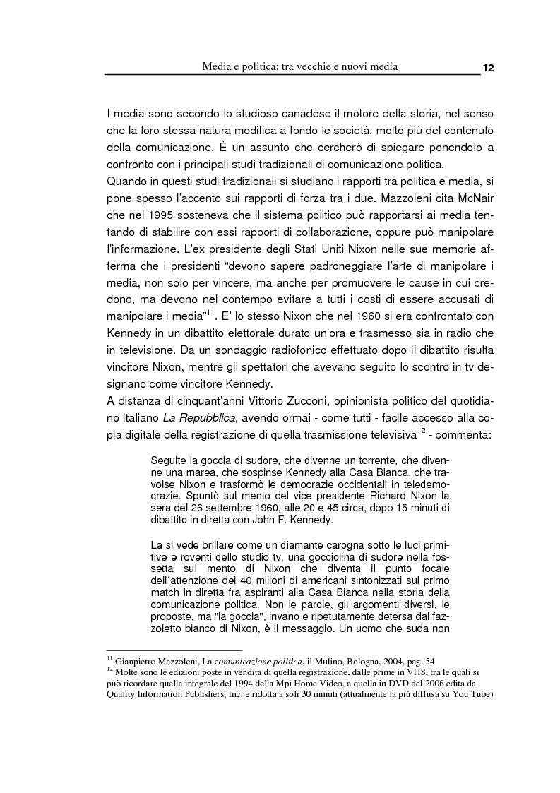 Anteprima della tesi: Oltre la massa? Il Pd tra vecchi e nuovi media. Analisi del caso torinese, Pagina 10