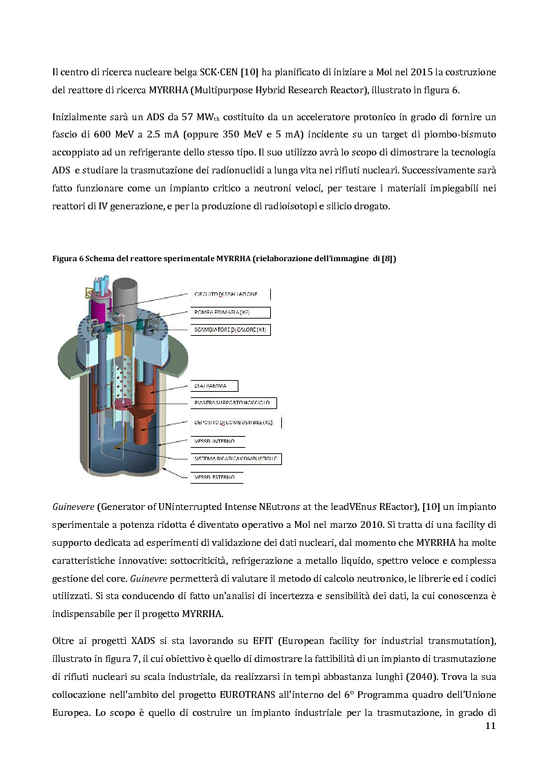 Anteprima della tesi: Velocimetria con gli ultrasuoni pulsati in un modello di target del reattore ADS, Pagina 10