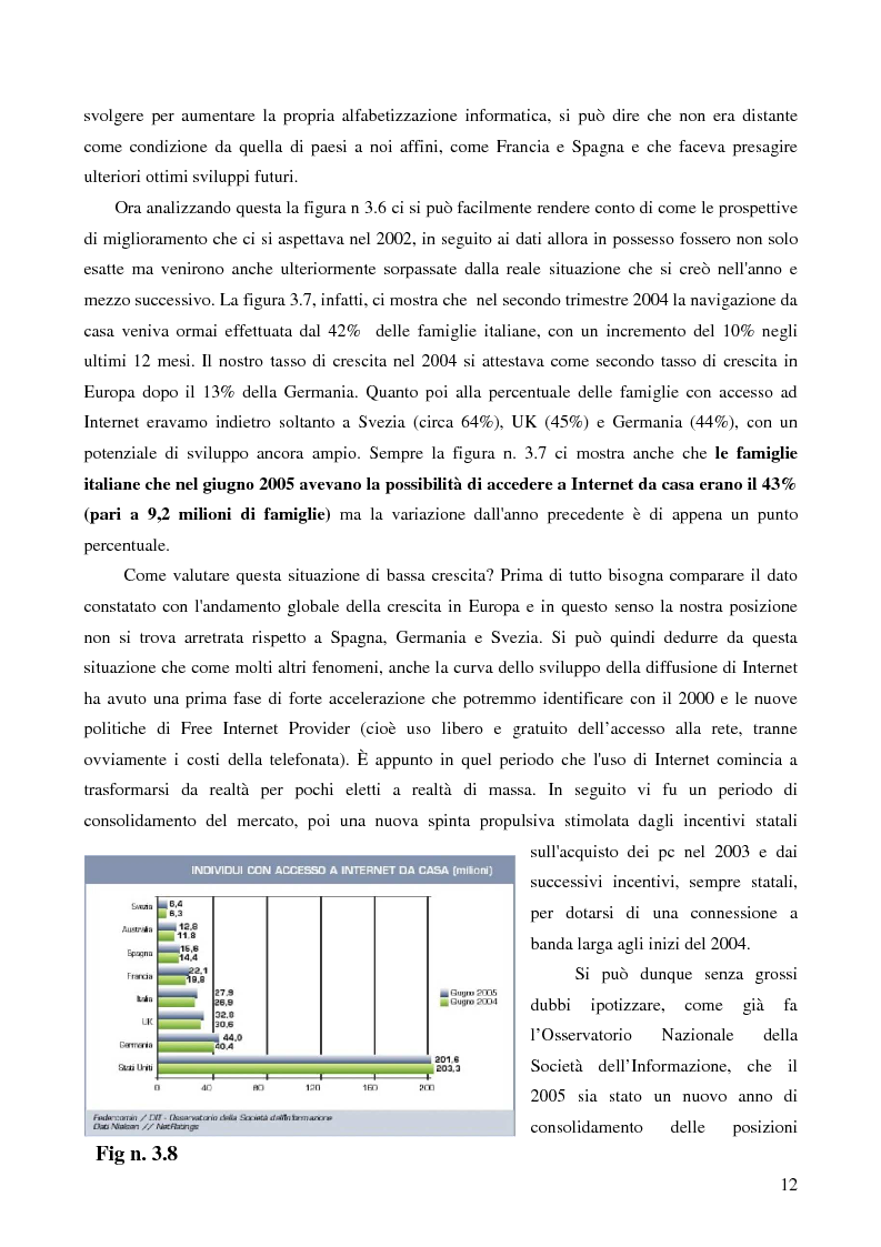 Anteprima della tesi: Internet e gli italiani: il rapporto con la rete di cittadini e imprese, Pagina 7