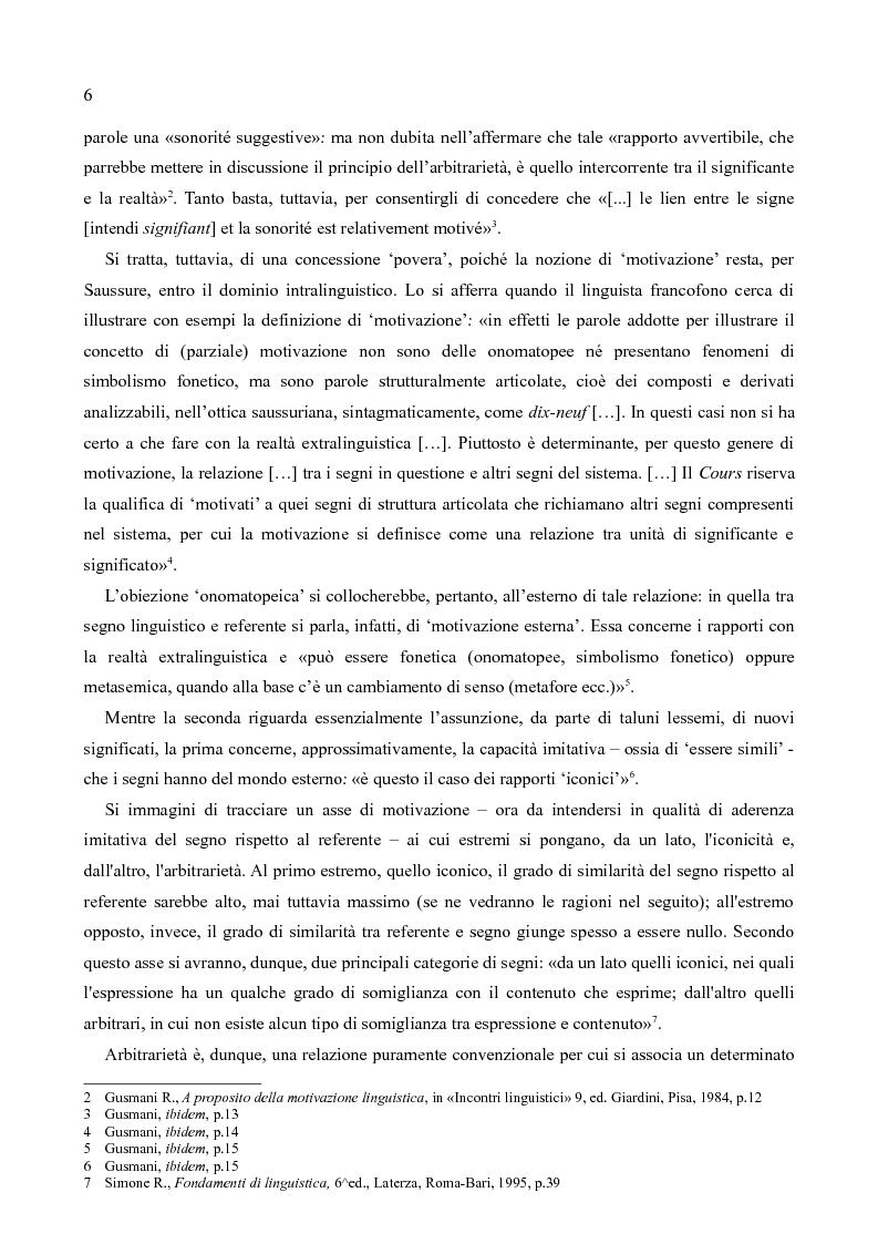 Anteprima della tesi: L'iconismo morfonologico: strategie motivate per la significazione di contenuti grammaticali, Pagina 4
