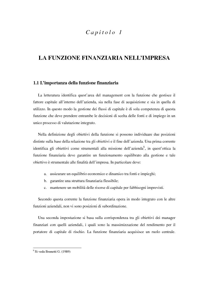 Anteprima della tesi: I benefici della pianificazione finanziaria per le PMI nell' accesso al credito bancario: analisi empirica, Pagina 11