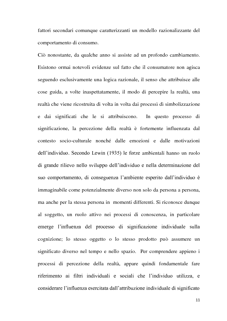 Anteprima della tesi: L'atmosfera del punto vendita. Luci, suoni, odori e sapori per riscoprire i sensi. Il caso Feltrinelli, Pagina 10