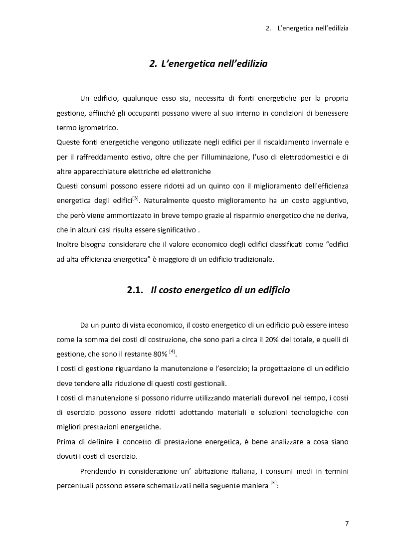 Anteprima della tesi: Analisi energetica di una struttura attraverso il confronto di tre programmi di calcolo: TRNSYS, TAS, DOCET, Pagina 8