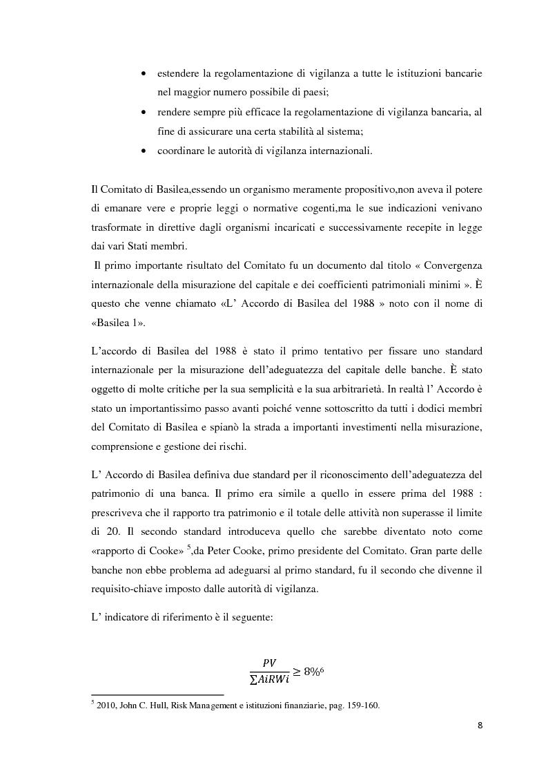 Anteprima della tesi: L'esigenza di un sistema finanziario stabile: Basilea 3, Pagina 5