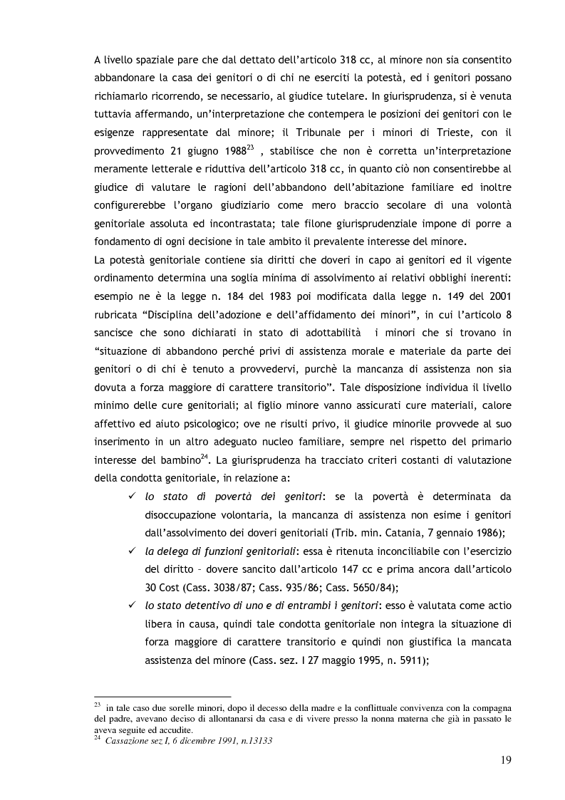 Anteprima della tesi: Il consenso ai trattamenti sanitari per i minori, Pagina 15