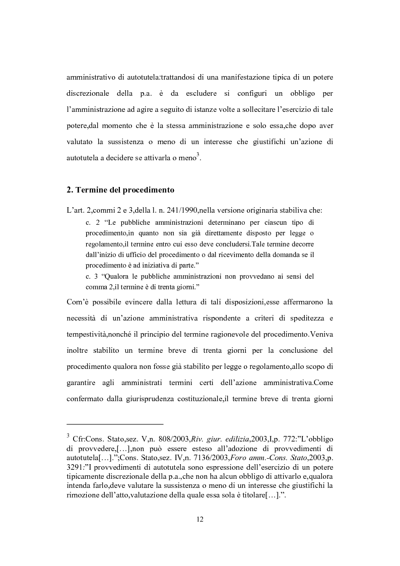 Anteprima della tesi: L'Istituto del Silenzio Assenso alla luce della L. n. 241/1990 e successive modifiche, Pagina 11