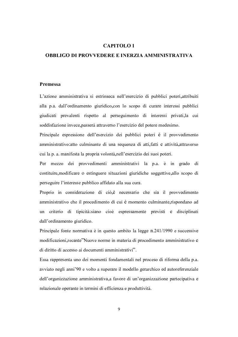 Anteprima della tesi: L'Istituto del Silenzio Assenso alla luce della L. n. 241/1990 e successive modifiche, Pagina 8