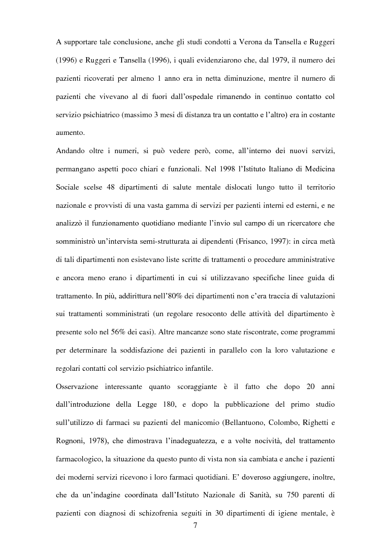 Anteprima della tesi: Stereotipi e pregiudizi nei confronti dei pazienti psichiatrici: gli effetti della riforma psichiatrica, Pagina 4