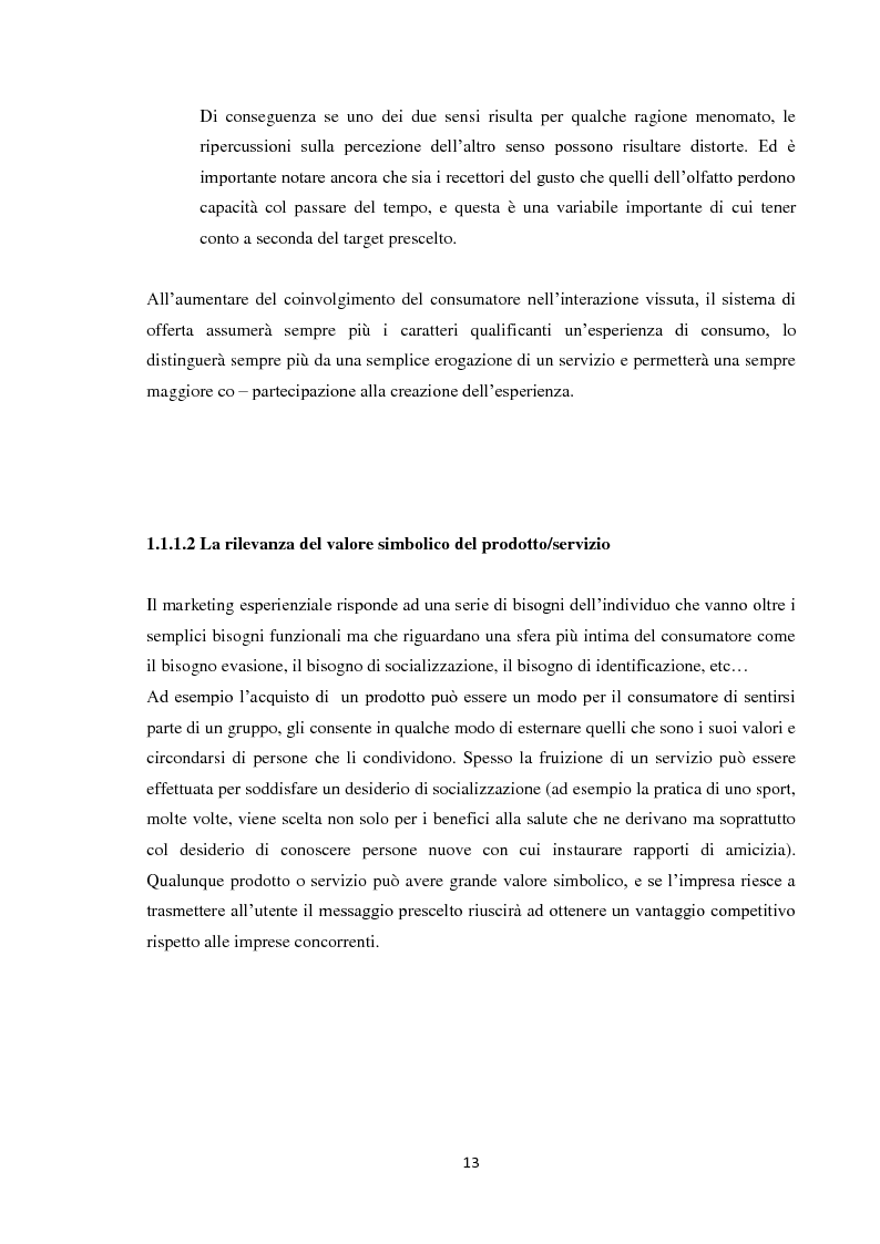 Anteprima della tesi: Il marketing esperienziale, Pagina 10