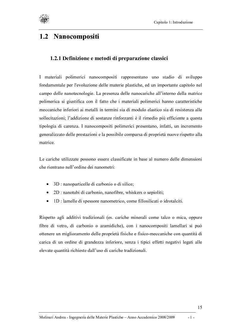 Anteprima della tesi: Studio delle proprietà dinamico-meccaniche di nanocompositi polimerici, Pagina 3