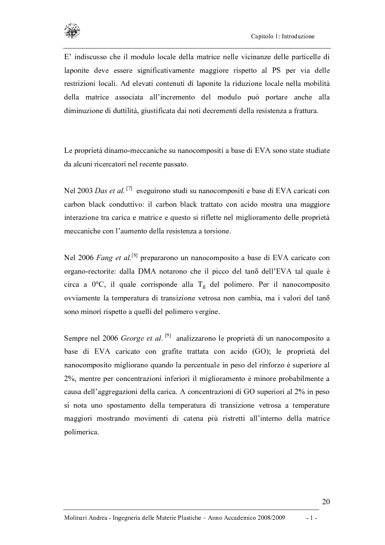 Anteprima della tesi: Studio delle proprietà dinamico-meccaniche di nanocompositi polimerici, Pagina 8