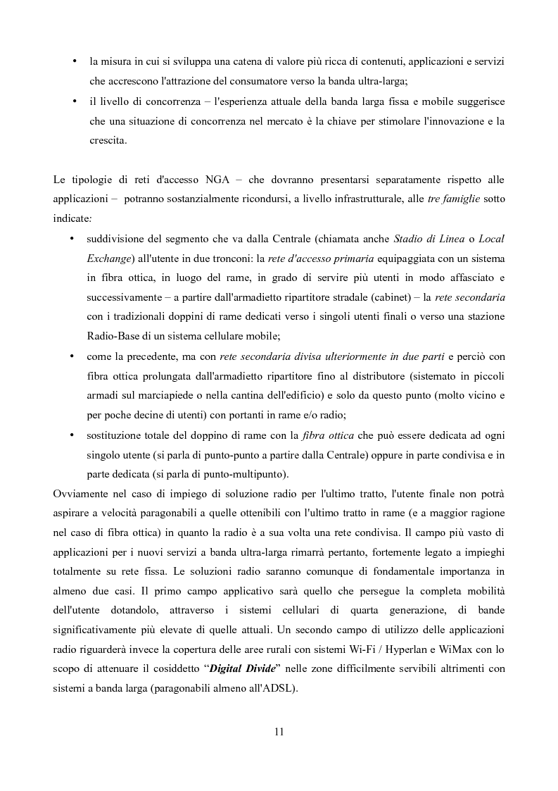 Anteprima della tesi: Competizione e regolamentazione nel settore delle telecomunicazioni, Pagina 7