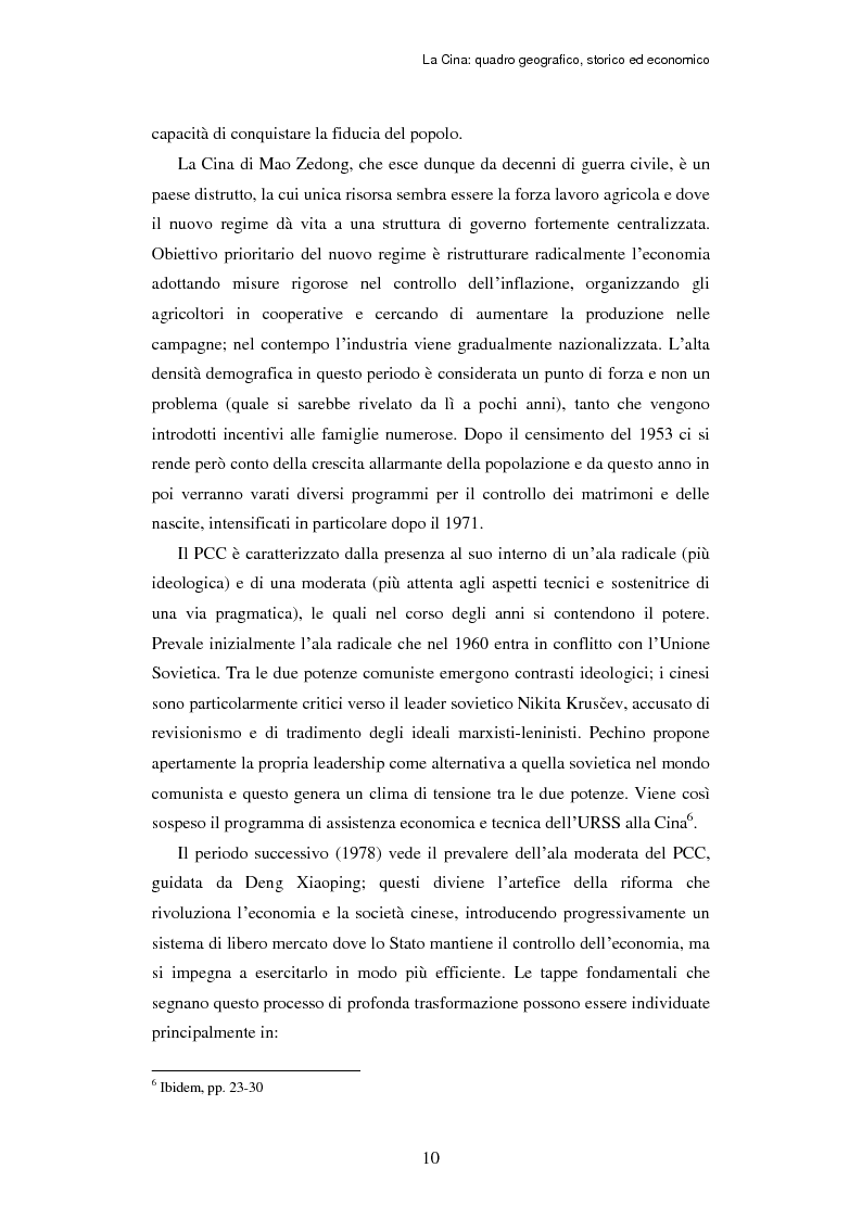 Anteprima della tesi: L’ingresso della Cina in Occidente. Strategie bidirezionali di internazionalizzazione delle imprese. Ipotesi teoriche e casi esemplificativi, Pagina 11