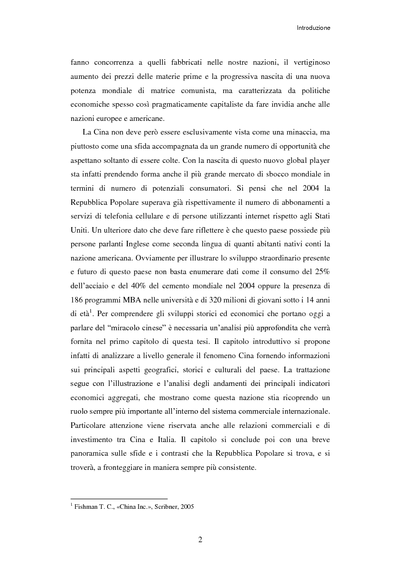 Anteprima della tesi: L’ingresso della Cina in Occidente. Strategie bidirezionali di internazionalizzazione delle imprese. Ipotesi teoriche e casi esemplificativi, Pagina 3