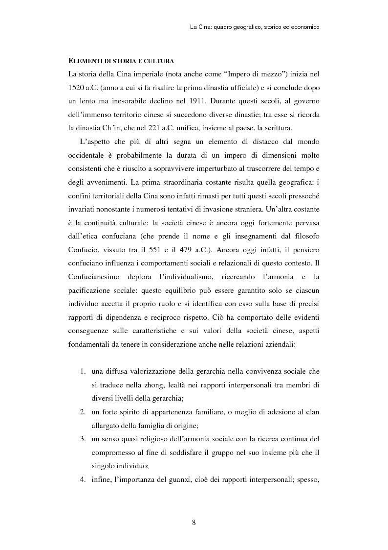 Anteprima della tesi: L’ingresso della Cina in Occidente. Strategie bidirezionali di internazionalizzazione delle imprese. Ipotesi teoriche e casi esemplificativi, Pagina 9