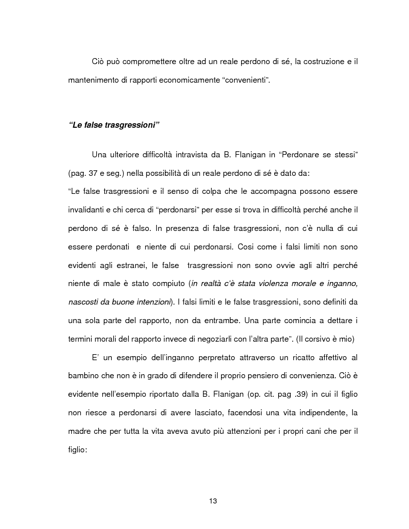 Anteprima della tesi: Il perdono di se stessi è possibile, Pagina 14