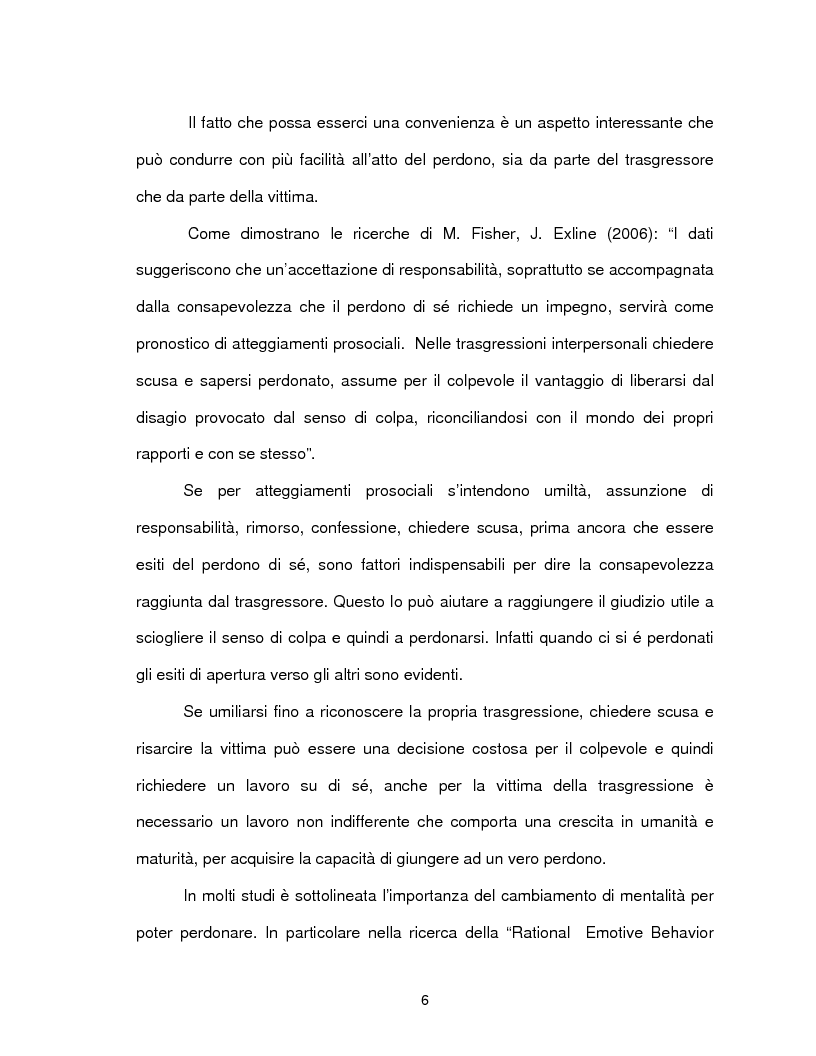 Anteprima della tesi: Il perdono di se stessi è possibile, Pagina 7
