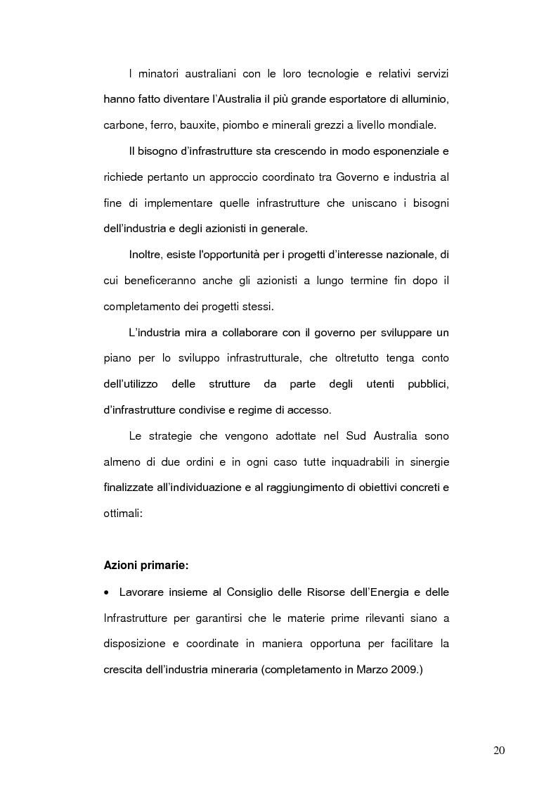 Anteprima della tesi: Risorse energetiche nel Sud Australia: i progetti di sviluppo geopolitico, Pagina 10