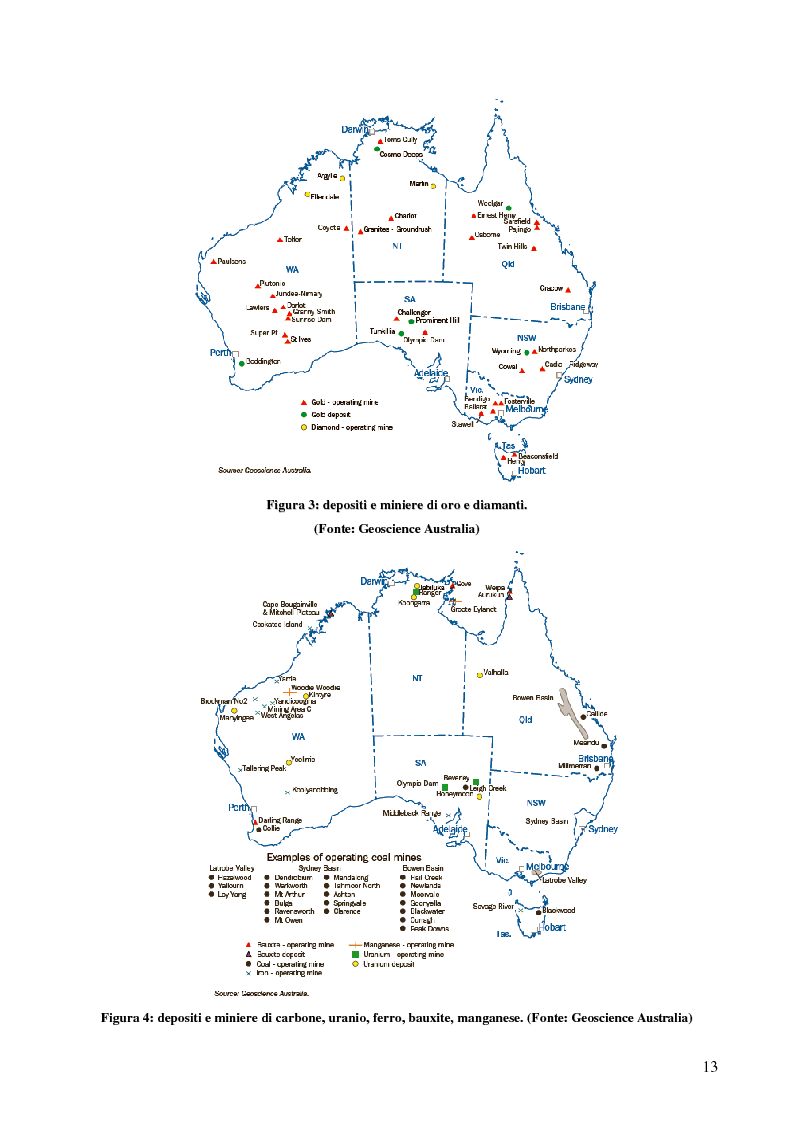 Anteprima della tesi: Risorse energetiche nel Sud Australia: i progetti di sviluppo geopolitico, Pagina 3