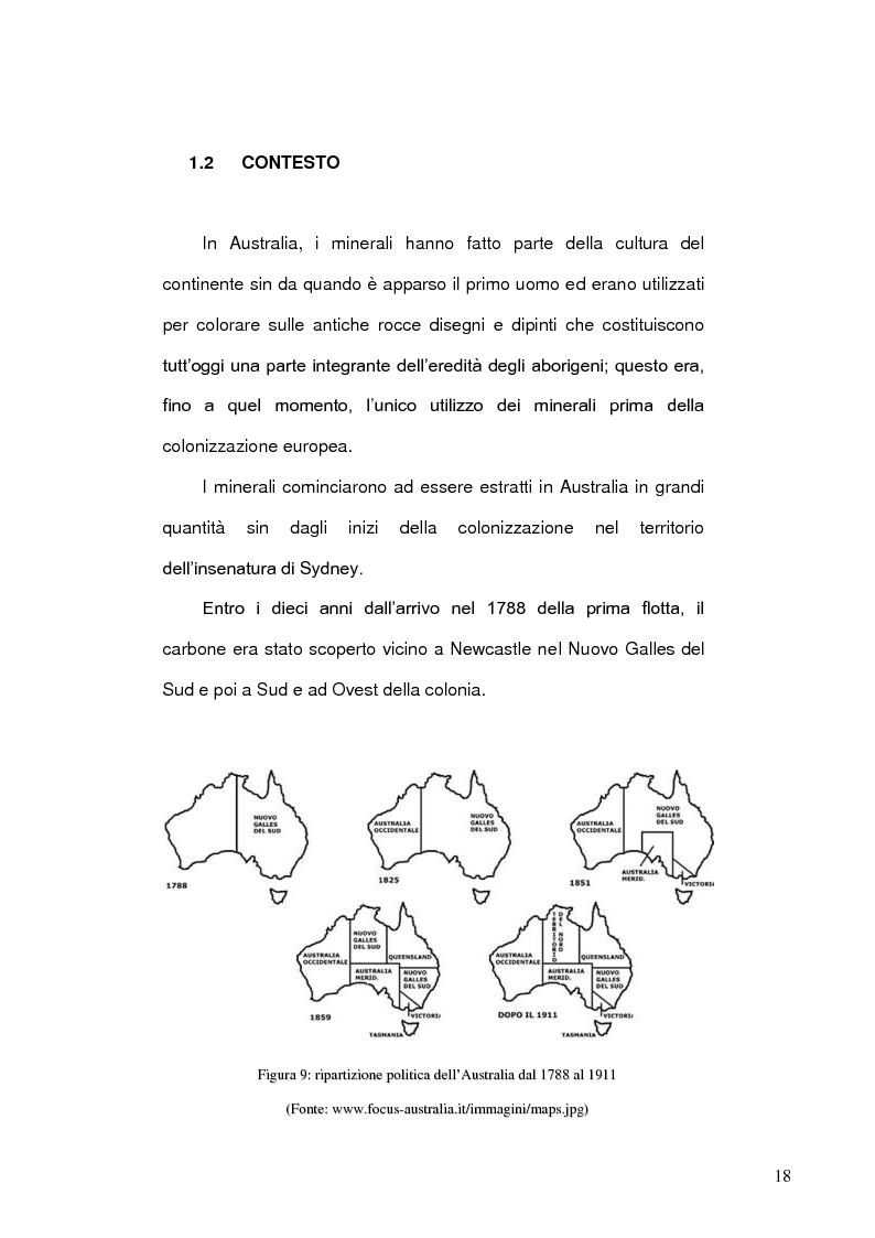Anteprima della tesi: Risorse energetiche nel Sud Australia: i progetti di sviluppo geopolitico, Pagina 8