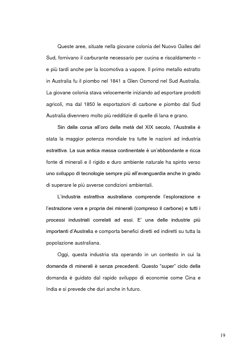 Anteprima della tesi: Risorse energetiche nel Sud Australia: i progetti di sviluppo geopolitico, Pagina 9