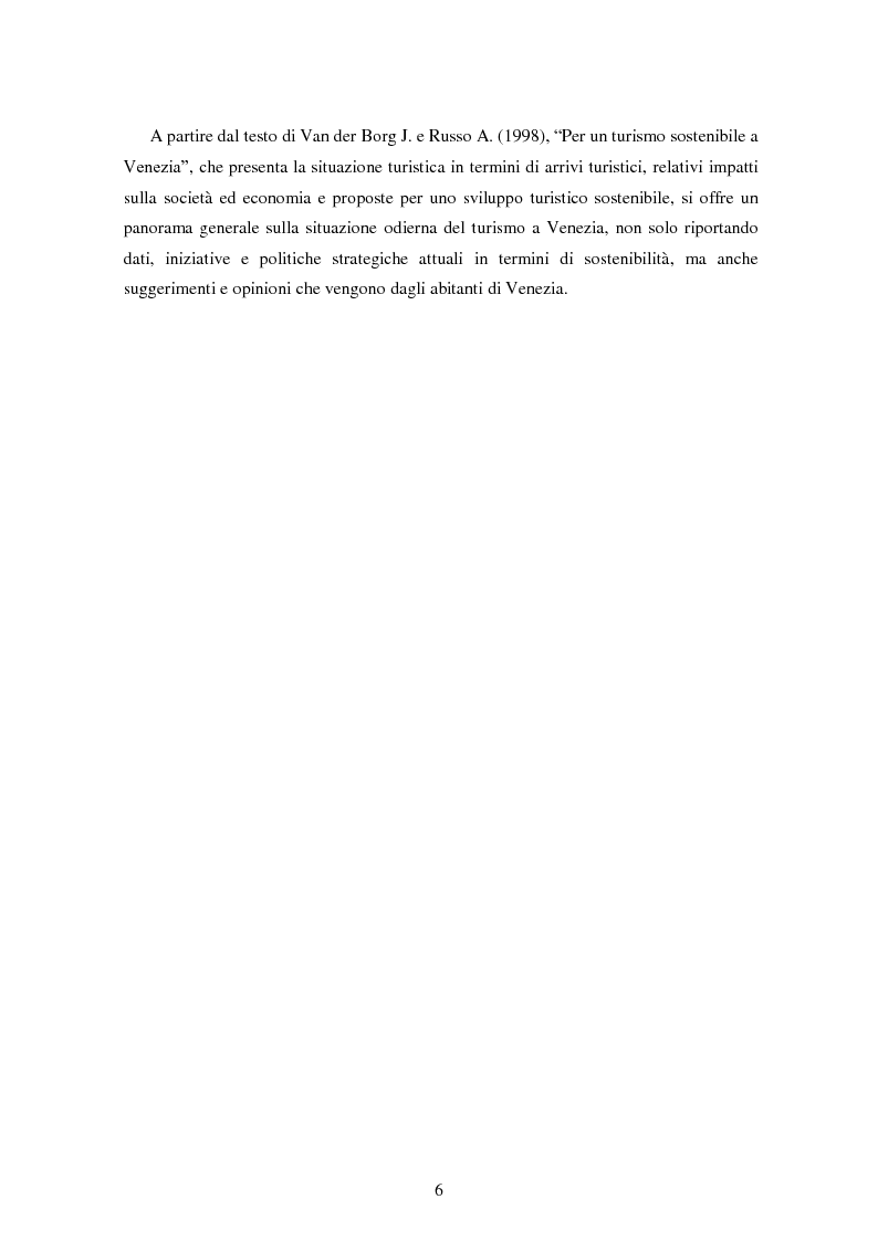 Anteprima della tesi: Analisi dei quadri di riferimento per il turismo sostenibile tra teoria e pratica, Pagina 4