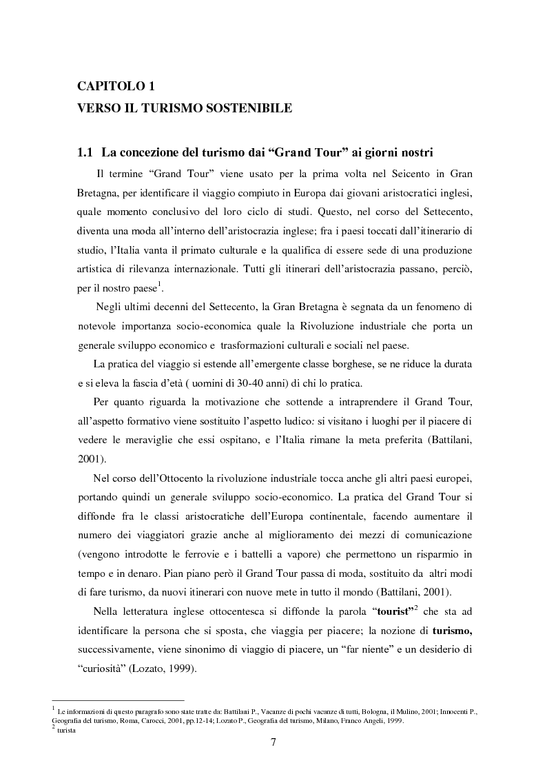 Anteprima della tesi: Analisi dei quadri di riferimento per il turismo sostenibile tra teoria e pratica, Pagina 5
