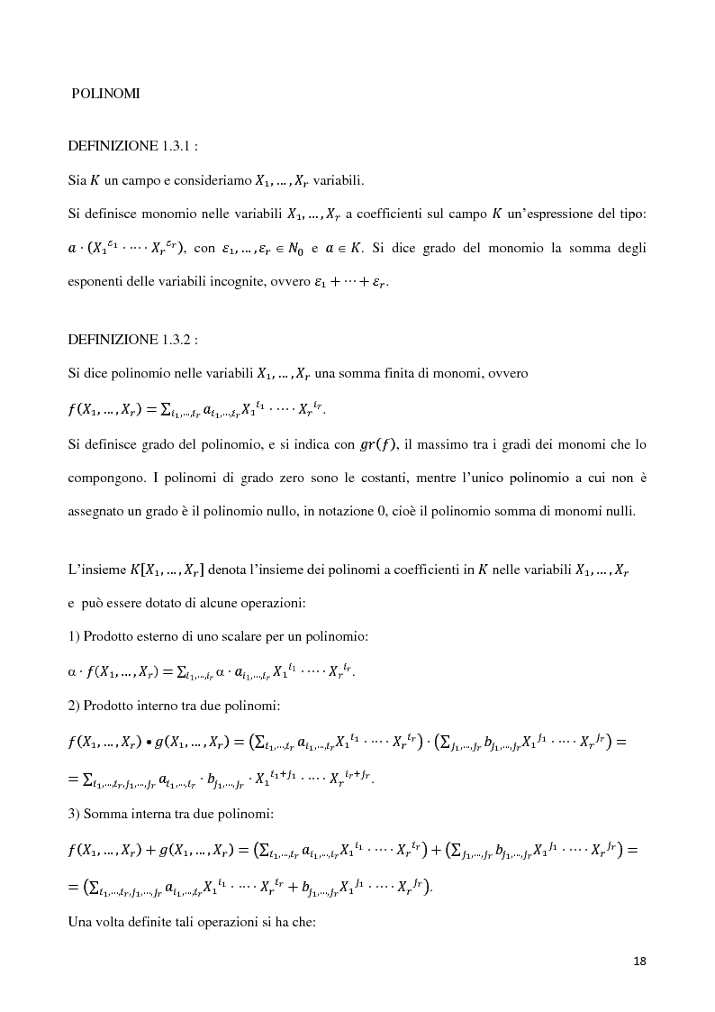Anteprima della tesi: Curve algebriche piane e serie lineari, Pagina 15