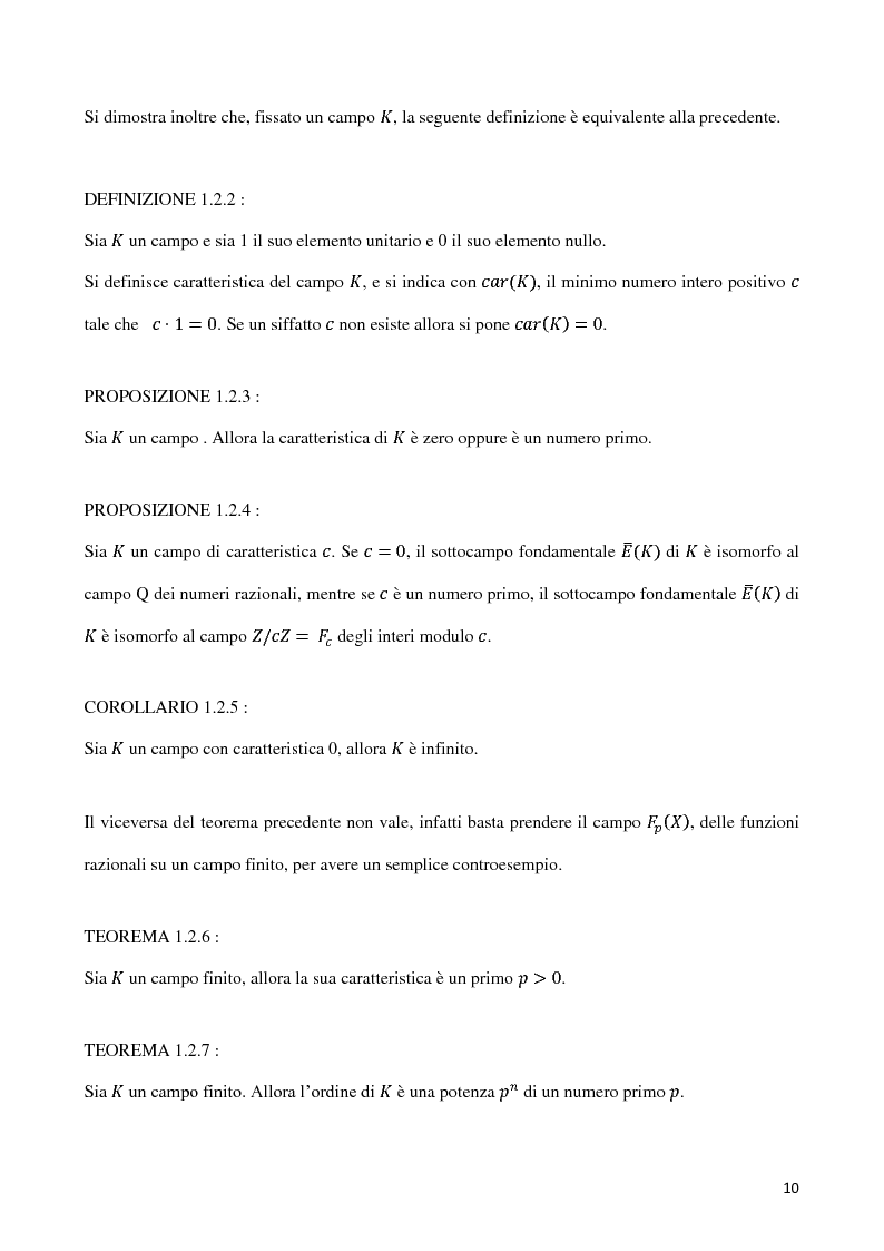 Anteprima della tesi: Curve algebriche piane e serie lineari, Pagina 7