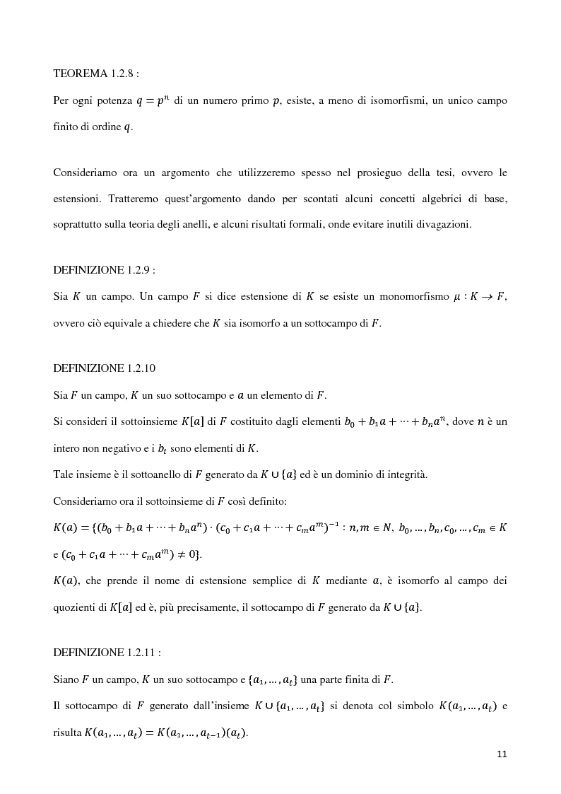 Anteprima della tesi: Curve algebriche piane e serie lineari, Pagina 8