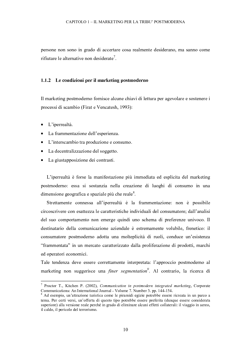 Anteprima della tesi: Le tribù di Internet: una nuova applicazione del marketing nel virtuale, Pagina 11