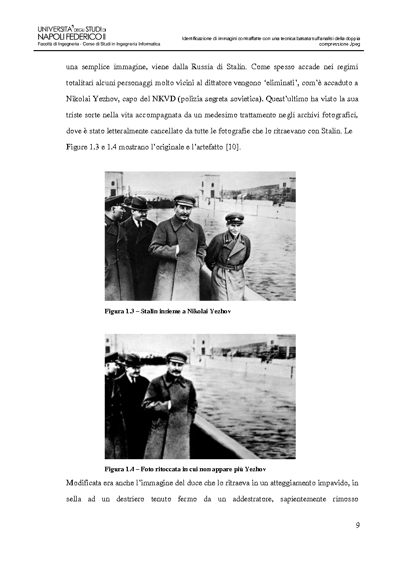 Anteprima della tesi: Identificazione di immagini contraffatte con una tecnica basata sull'analisi della doppia compressione Jpeg nello spazio di colori YCbCr, Pagina 6