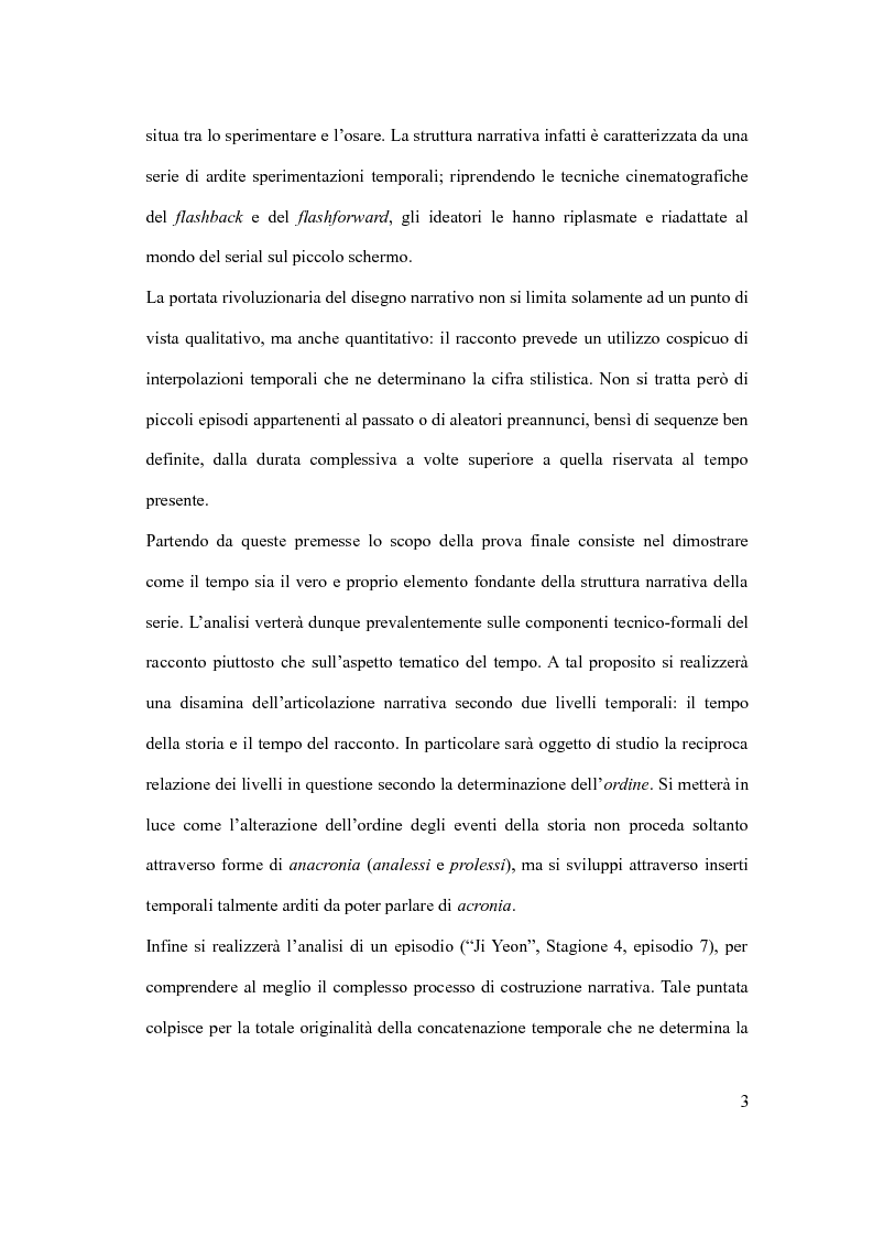 Anteprima della tesi: LOST in TIME: sperimentazioni temporali all'interno della struttura narrativa, Pagina 3