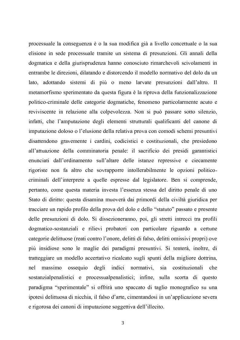 Anteprima della tesi: Dolus in re ipsa, Pagina 4
