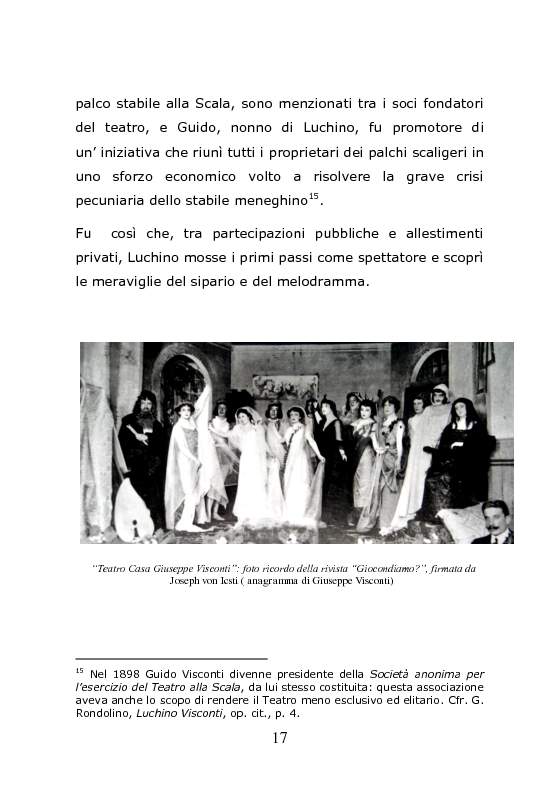 Anteprima della tesi: Nei Luoghi dell’anima di Luchino Visconti. Breve viaggio tra le case del regista, attraversando stanze, vita vissuta e ricordi, alla ricerca delle sue ispirazioni, Pagina 13