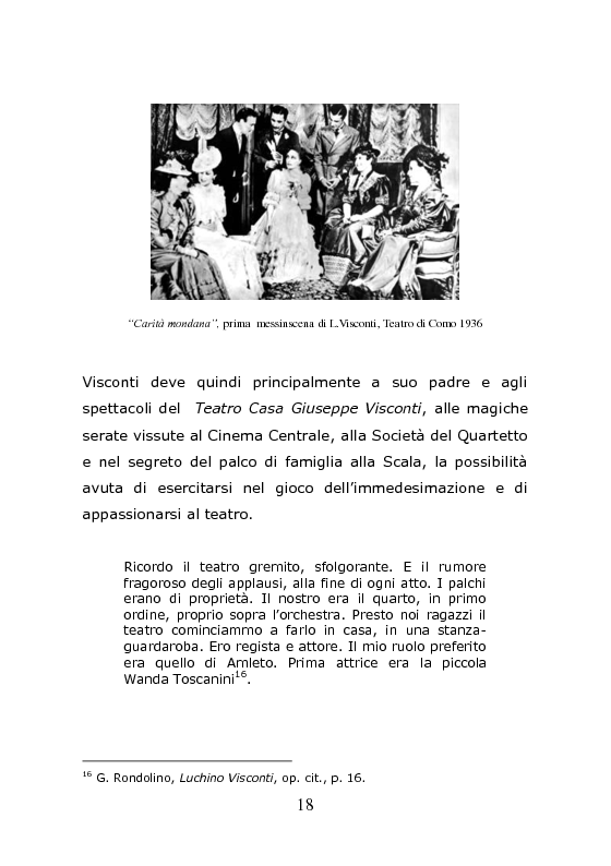 Anteprima della tesi: Nei Luoghi dell’anima di Luchino Visconti. Breve viaggio tra le case del regista, attraversando stanze, vita vissuta e ricordi, alla ricerca delle sue ispirazioni, Pagina 14