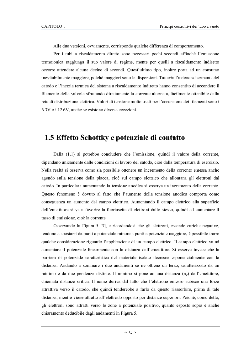 Anteprima della tesi: Caratterizzazione, modelling e studio del rumore di valvole termoioniche per applicazioni audio, Pagina 14