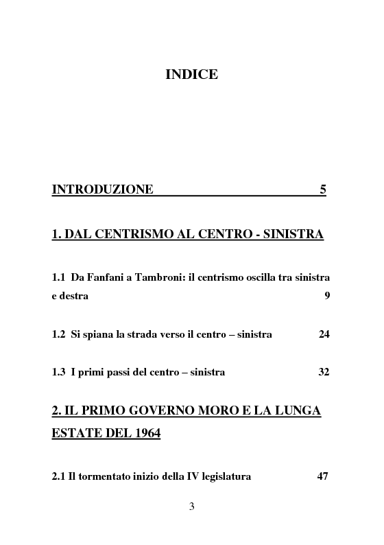 Indice della tesi: Lo scoop sul caso Sifar, Pagina 1