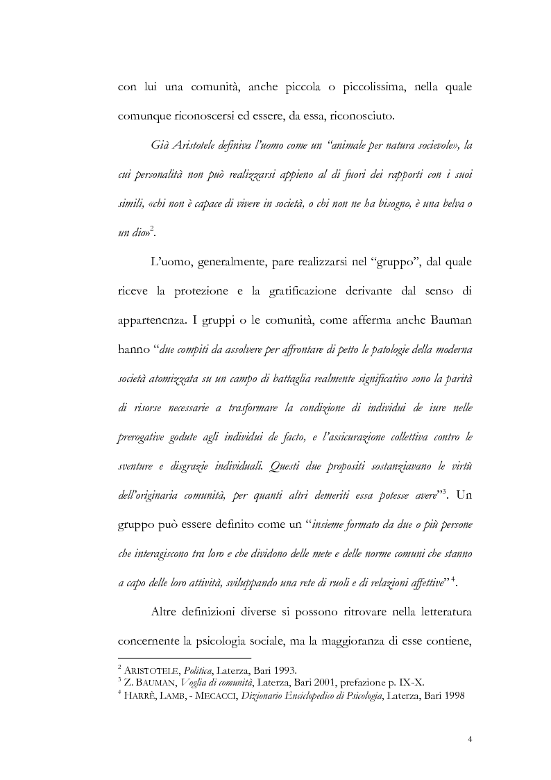 Anteprima della tesi: Un particolare modello di associazione cristiana: Nomadelfia, Pagina 5
