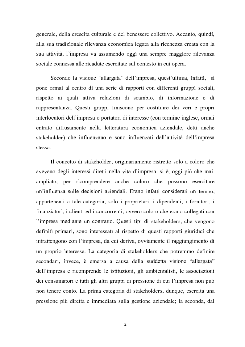 Anteprima della tesi: Il ruolo informativo della relazione sulla gestione, Pagina 3