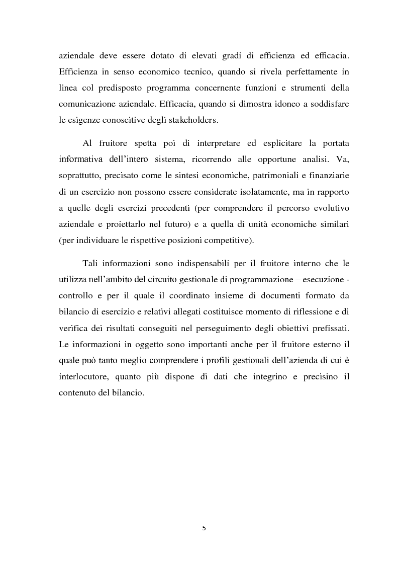 Anteprima della tesi: Il ruolo informativo della relazione sulla gestione, Pagina 6