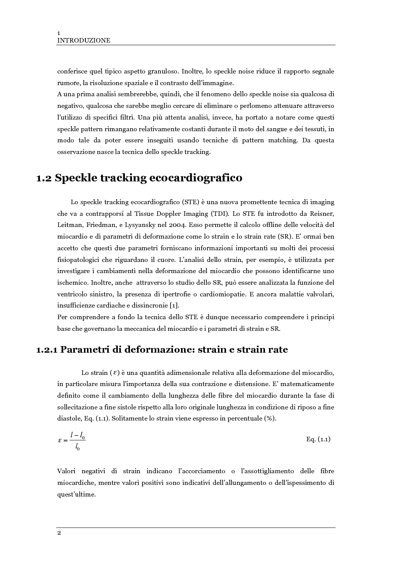 Anteprima della tesi: Speckle tracking 2-D in ecografia vascolare ed ecocardiografia: limitazioni pratiche ed ottimizzazione, Pagina 3