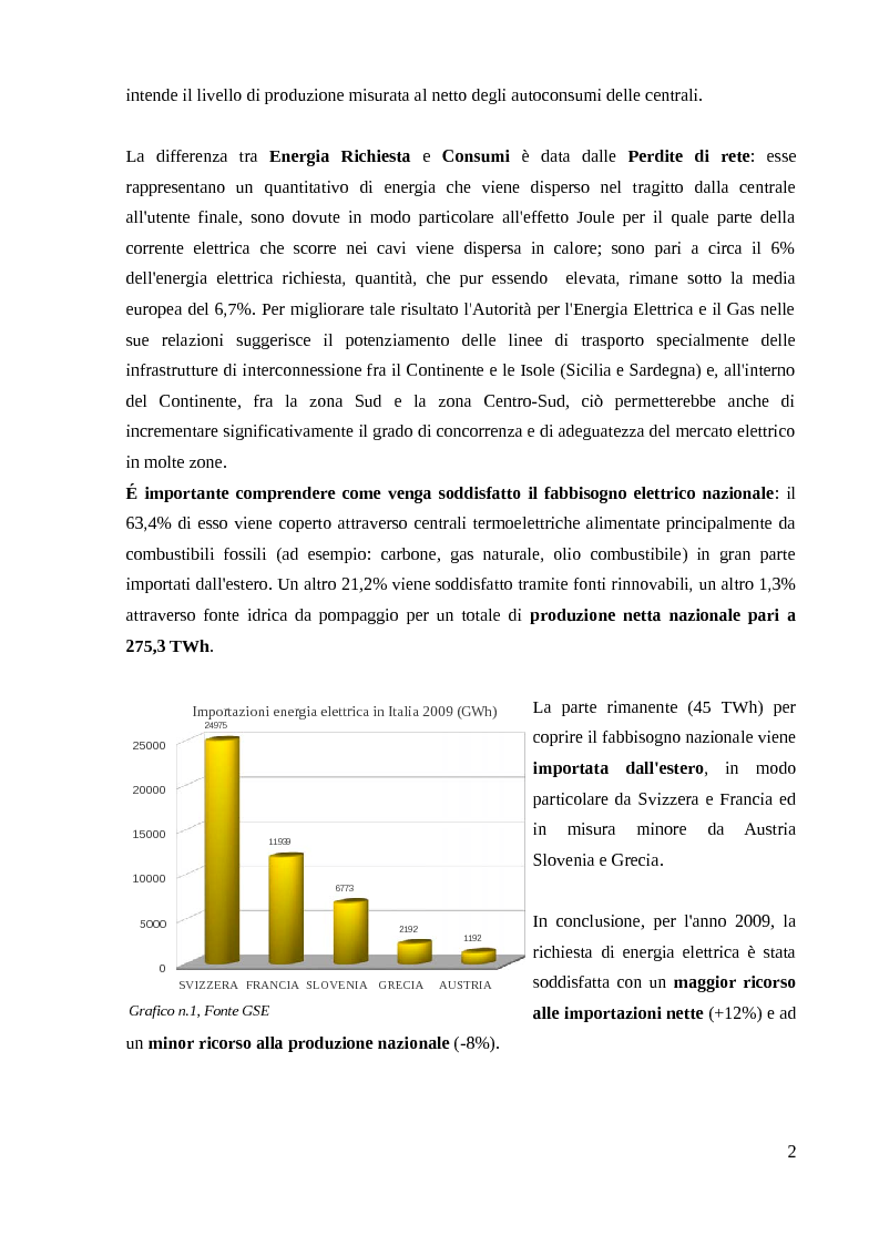 Anteprima della tesi: Energia Fotovoltaica - il Terzo Conto Energia: Presentazione di un caso pratico, Pagina 3