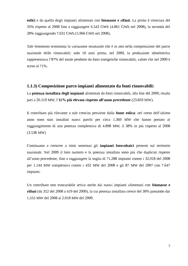 Anteprima della tesi: Energia Fotovoltaica - il Terzo Conto Energia: Presentazione di un caso pratico, Pagina 8