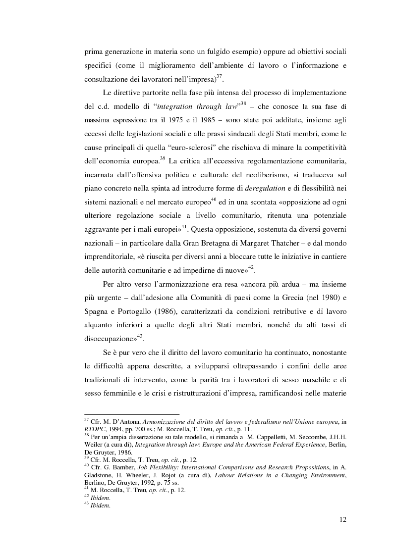 Anteprima della tesi: Le direttive comunitarie in materia di crisi e ristrutturazione d'impresa, Pagina 11