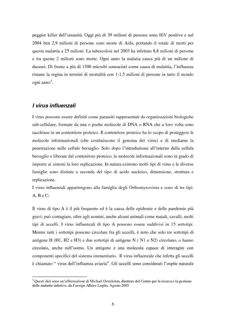 Anteprima della tesi: Influenza aviaria in Italia: pluralismo dell'informazione e crisis management della comunicazione, Pagina 5