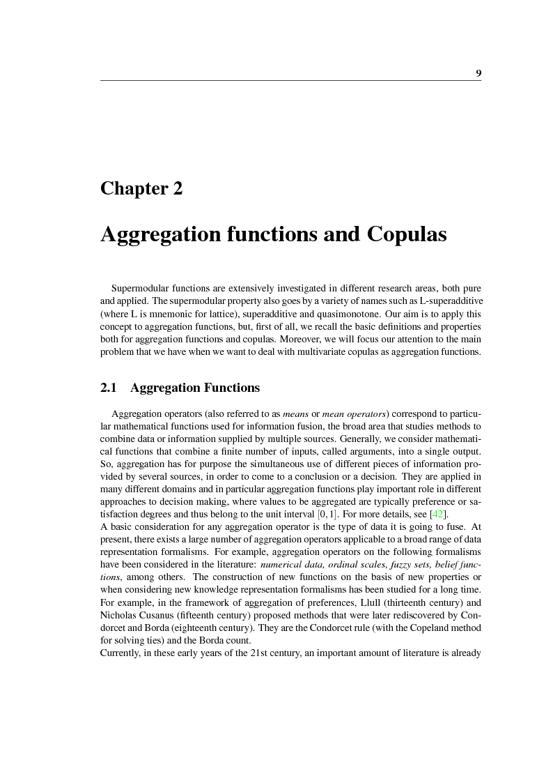Anteprima della tesi: New construction methods for copulas and the multivariate case, Pagina 10