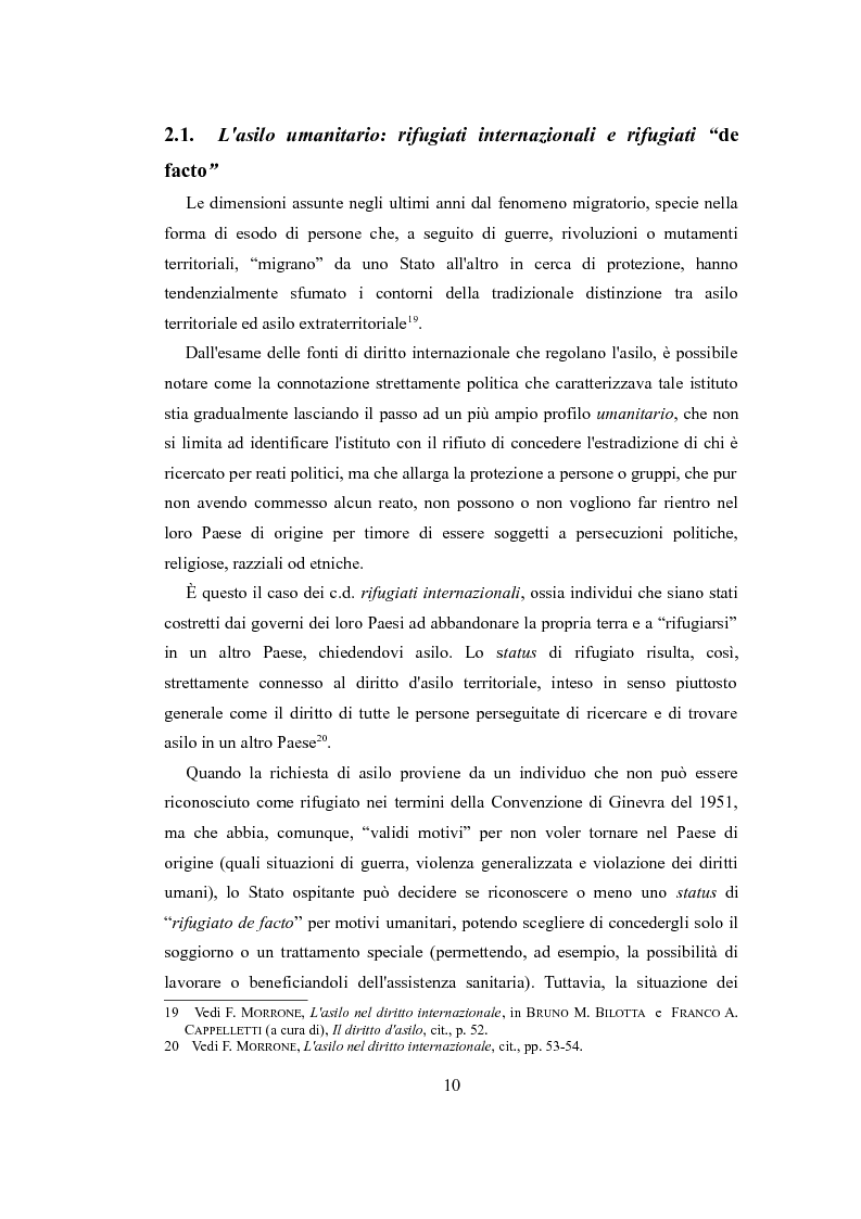 Estratto dalla tesi: Le nuove politiche europee sul diritto d'asilo. "La protezione dei rifugiati e dei richiedenti asilo nello spazio comune europeo di libertà, sicurezza e giustizia"
