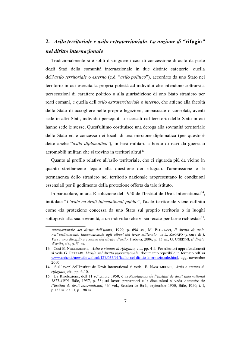 Anteprima della tesi: Le nuove politiche europee sul diritto d'asilo. "La protezione dei rifugiati e dei richiedenti asilo nello spazio comune europeo di libertà, sicurezza e giustizia", Pagina 5